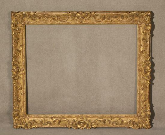 Appraisal: George III Style Giltwood Frame th Century Sight size -