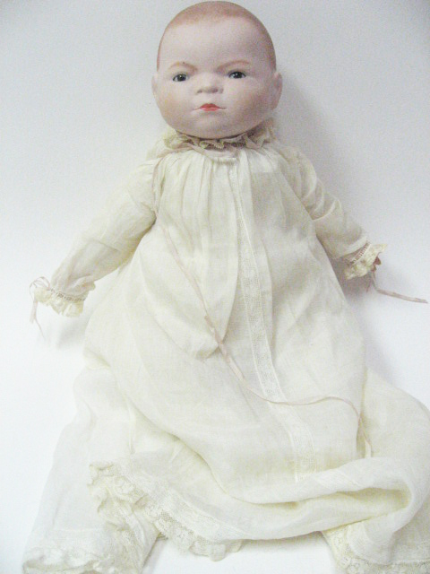 Appraisal: A Bisque Head By-lo Baby Doll with sleep brown eyes