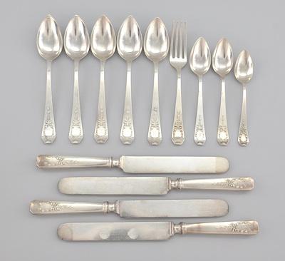 Appraisal: A Group of Whiting Madame Jumel Sterling Silver Flatware Consisting