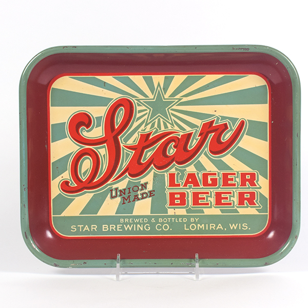 Appraisal: Star Lager Beer s Serving TrayReference n aBrewery Star Brewing