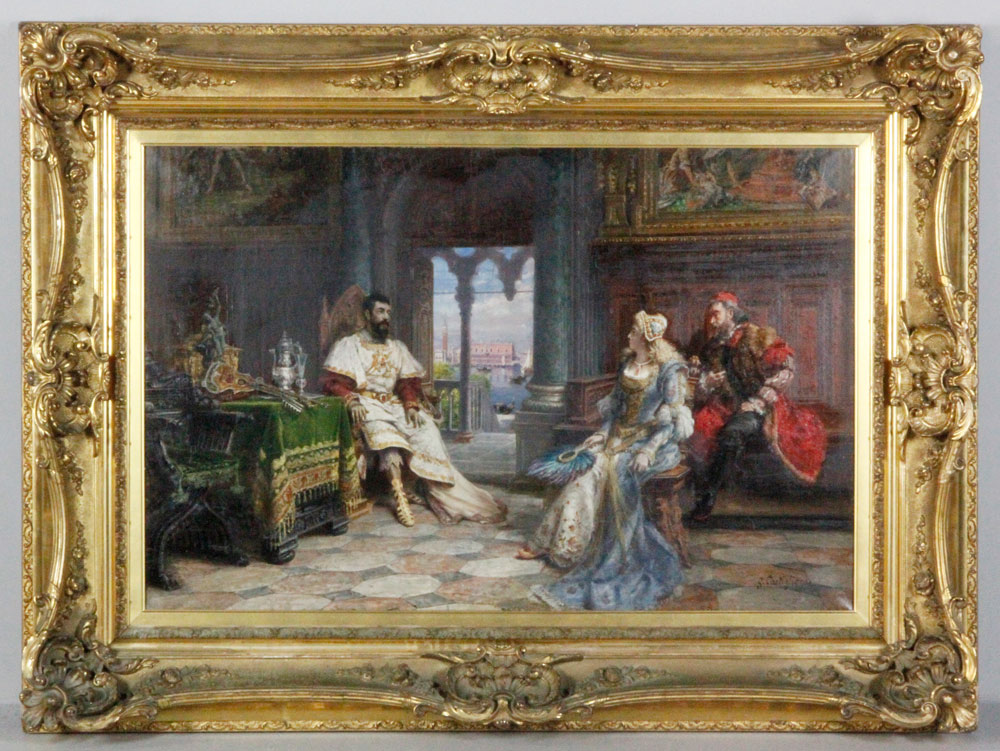 Appraisal: A - Castiglione Othello and Desdemona O C Giuseppe Castiglione