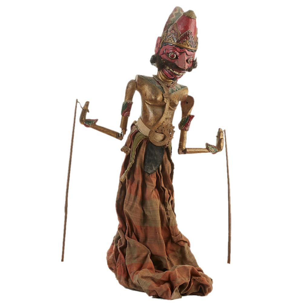 Appraisal: Indonesian Javanese Golek Puppet One Indonesian Javanese Golek puppet of