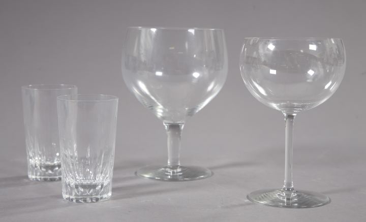 Appraisal: Four-Piece Group of Baccarat Stemware consisting of a large blown