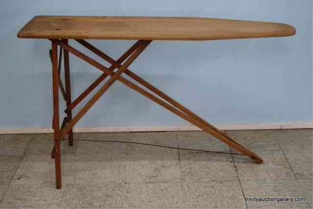 Appraisal: Vintage Solid Wood Ironing BoardLikely from the depression era is