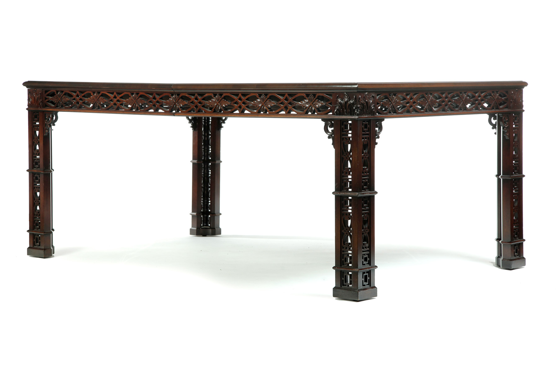 Appraisal: AMERICAN CHINESE CHIPPENDALE-STYLE TABLE Century Furniture Co Grand Rapids Michigan