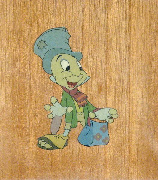 Appraisal: A Walt Disney celluloid from Pinocchio gouache on trimmed celluloid