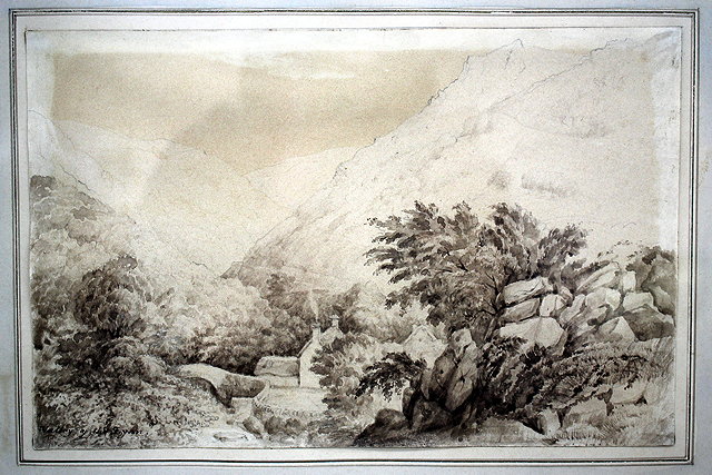 Appraisal: TWO LATE TH CENTURY EARLY TH CENTURY LANDSCAPE WATERCOLOURS Valley