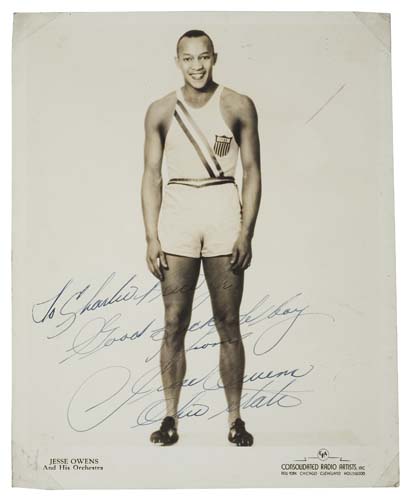 Appraisal: SPORT Owens Jesse Jesse Owens and His Orchestra Promotional photograph