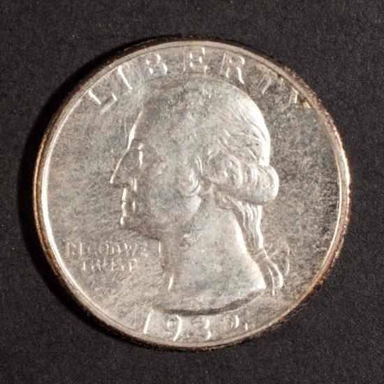 Appraisal: United States Washington type silver quarter dollar -S MS- Estimate