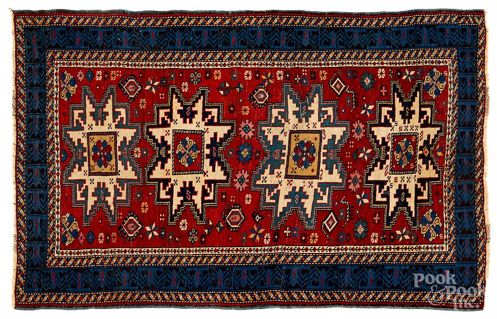 Appraisal: Lesghi Star Shirvan carpet ca Exclusive on Bidsquare Lesghi Star