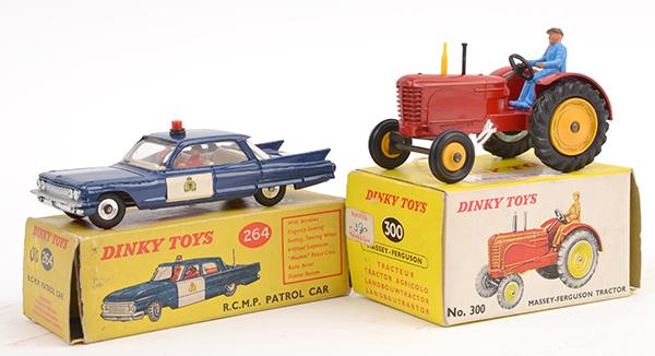 Appraisal: TWO DINKY MODELS INCLUDING R C M P PATROL CAR