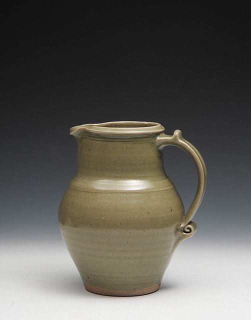 Appraisal: Leach Pottery'Lemonade' Jugprobably thrown by David Leach or William Marshallceladon