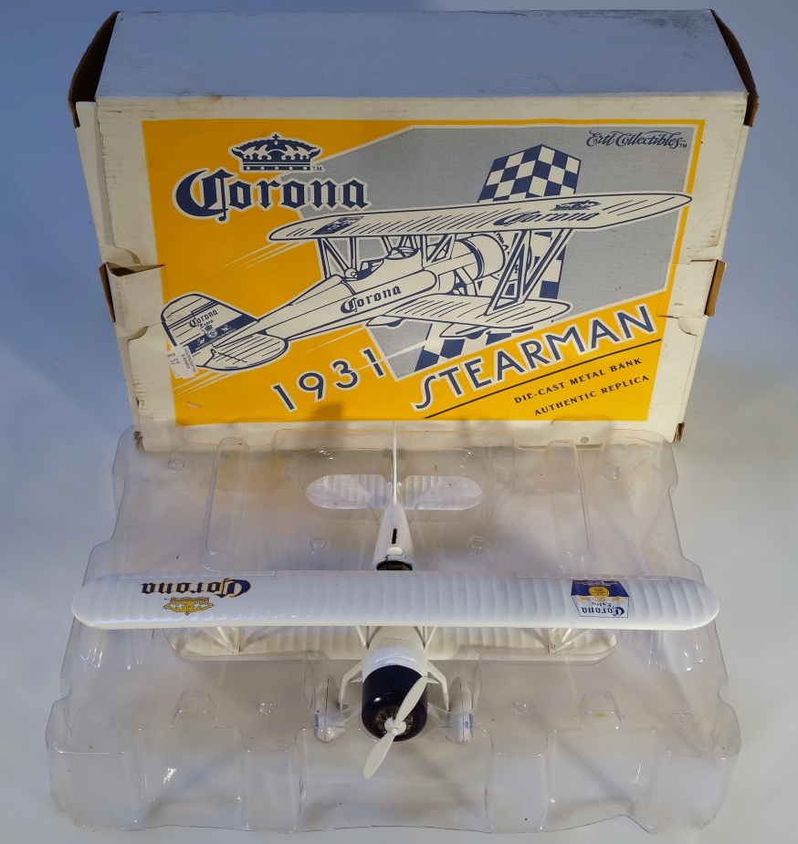 Appraisal: An Ertl Collectables Cornona Sterman die-cast aeroplane boxed cm high