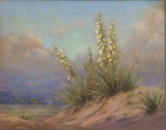 Appraisal: HAYNES Elsie H c Pastel of Colorado Yucca Signed lower