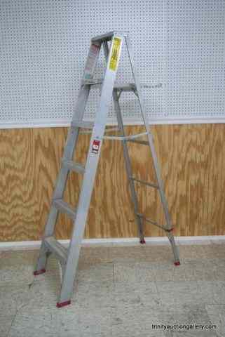 Appraisal: Werner ' Aluminum Step Ladder Mod - UsedLight weight and