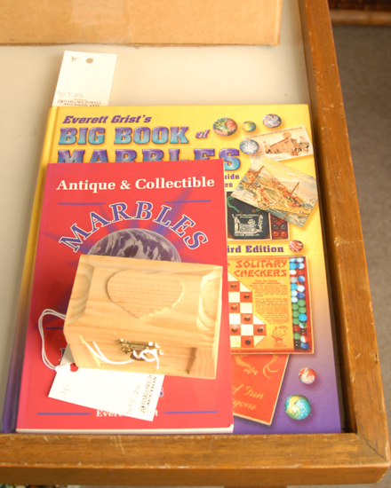 Appraisal: Books on Marbles by Everett Grist and a Box of