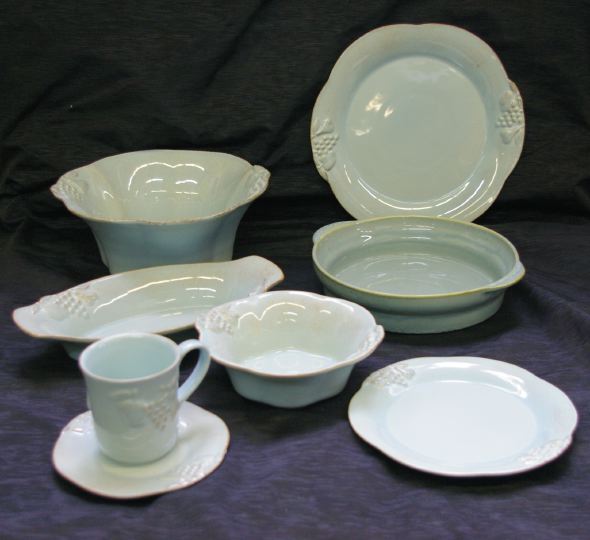 Appraisal: Attractive Forty-Four-Piece Case Fina Portugal Madeira Harvest Stoneware Dinner Service