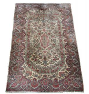 Appraisal: Hand Woven Persian Kerman Rug ' '' x ' ''