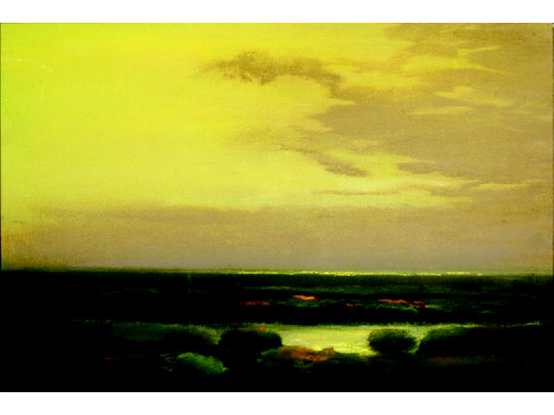 Appraisal: EDWIN C SIEGFRIED AMERICAN - Horizon pastel on paper signed