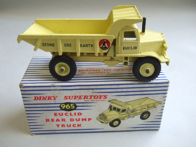 Appraisal: A Dinky Euclid rear dump truck boxed