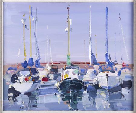 Appraisal: JAMES FULLARTON SCOTTISH B TROON HARBOUR - THE GREEN BOAT