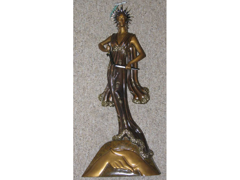 Appraisal: ERTE ROMAIN DE TIRTOFF RUSSIAN - PEACE patinated bronze published