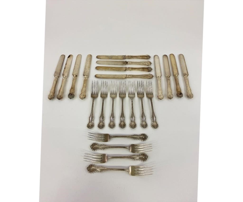 Appraisal: Sterling silver flatware service by Dominick Haff in the Mazarin