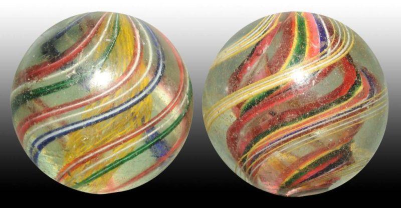 Appraisal: Lot of Large Swirl Marbles Description One marble is -