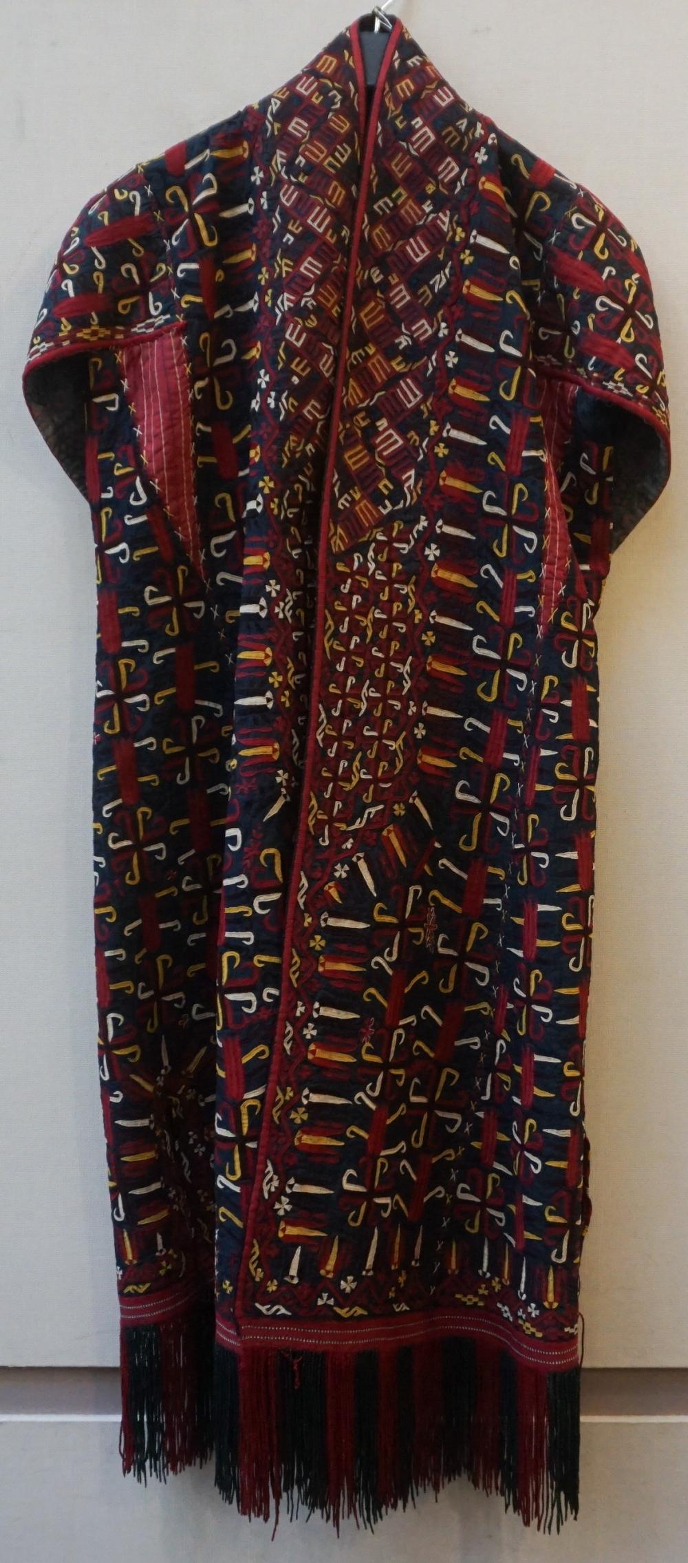 Appraisal: Turkoman Silk Embroidered Woman's Caftan