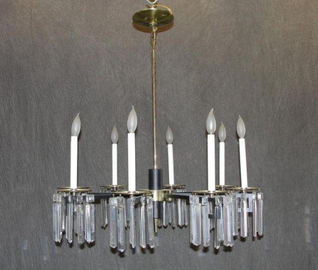 Appraisal: Midcentury Parzinger Style Chandelier From a Nanuet NY estate Dimensions