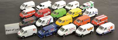 Appraisal: Matchbox No MB Ford Transit Van a group of promotional