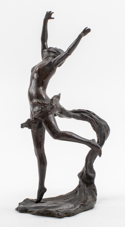 Appraisal: ALEXANDER ZEITLIN SPRITE BRONZE SCULPTURE Alexander Zeitlin Russian American -