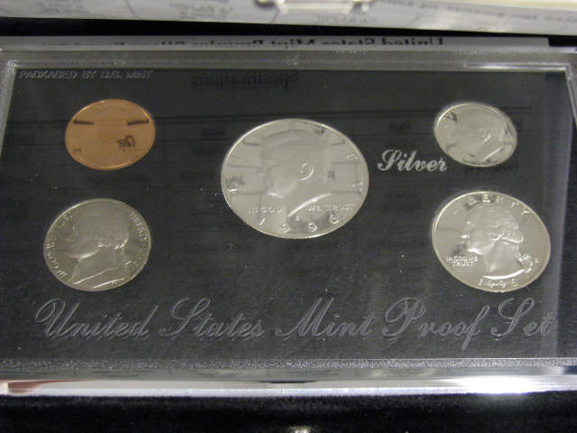 Appraisal: U S Silver Premier Proof Coin Set