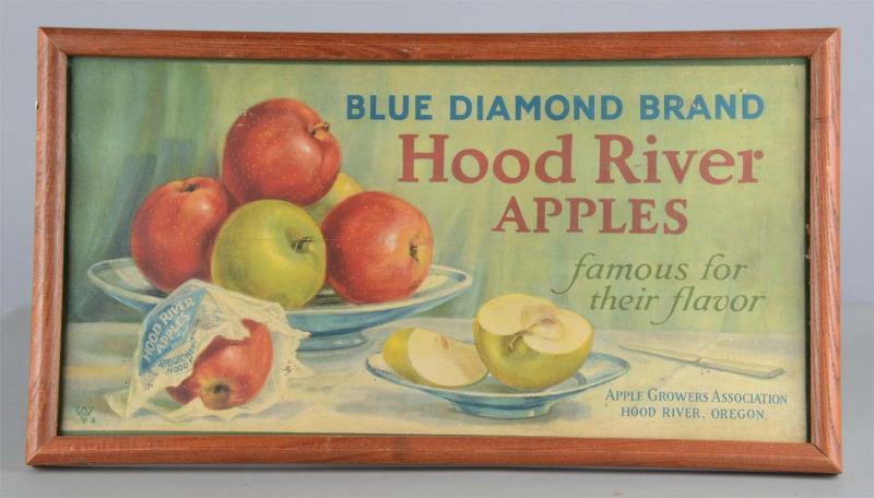 Appraisal: Blue Diamond Brand Hood River Apples A lithograph advertisement for