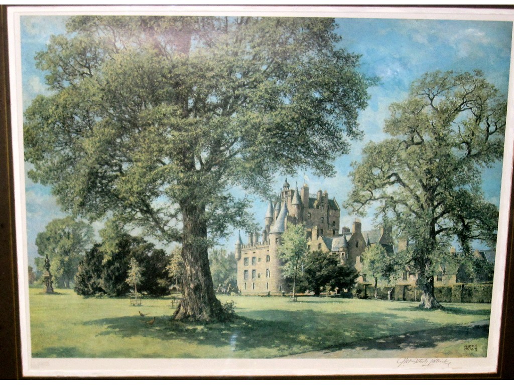 Appraisal: AFTER JAMES MCINTOSH PATRICK Limited Edition reproduction 'Glamis Castle' signed