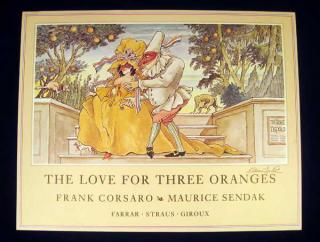 Appraisal: Maurice Sendak THE LOVE FOR THREE ORANGES Artist SIgned Poster