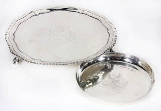 Appraisal: English sterling silver troy oz English sterling silver consisting of