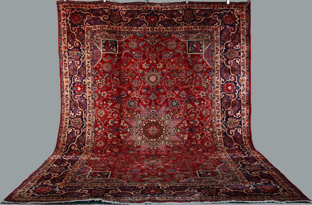 Appraisal: ISFAHAN CARPET - ' x ' - Central Persia with