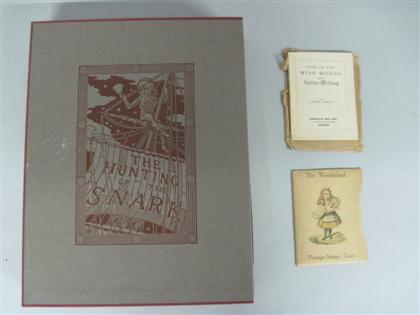 Appraisal: Lot Carroll Lewis The Wonderland Postage-Stamp-Case Oxford Emberlin and Son