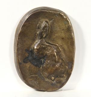 Appraisal: Bronze Arthur Putnam Arthur Putnam American - Rabbit bronze sculpture