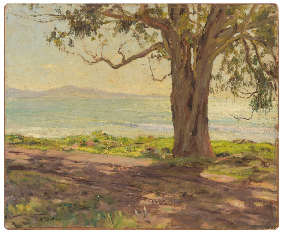 Appraisal: BUTLER Howard Russell American - ''Trunk of Eucalyptus'' Oil Canvas