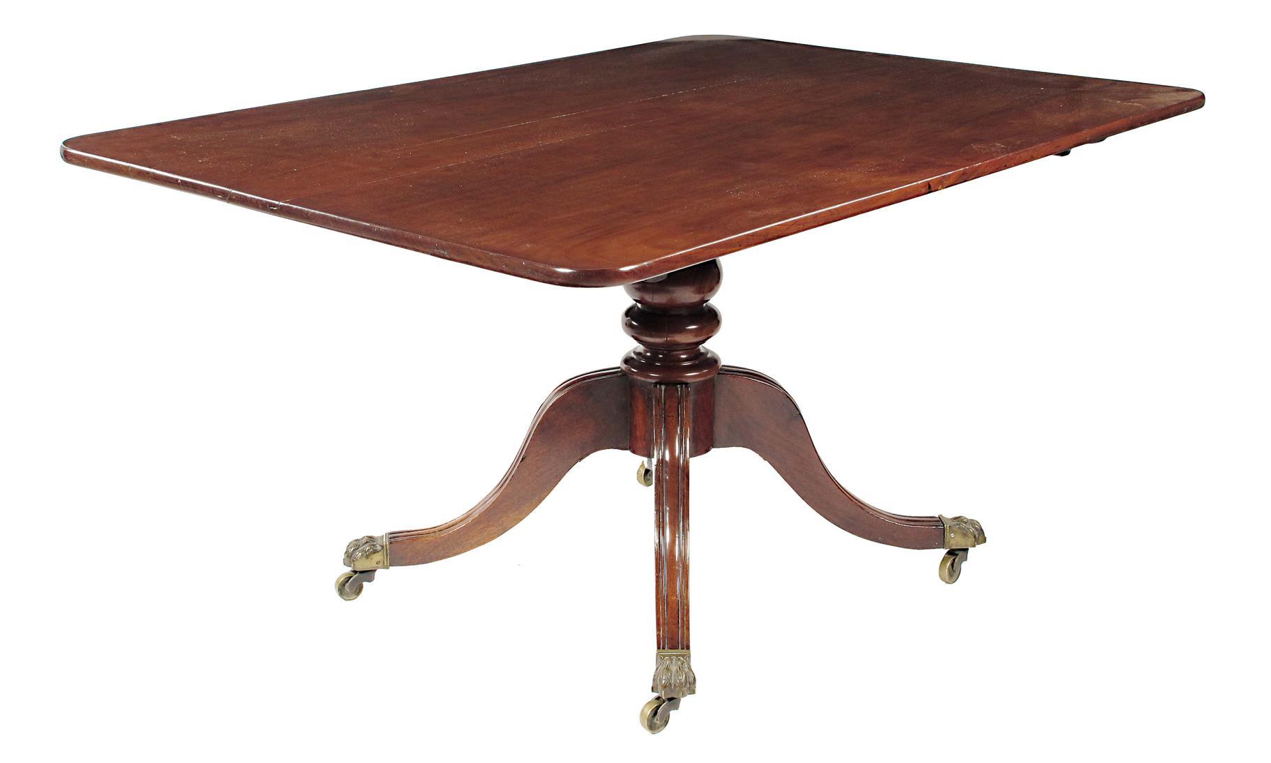 Appraisal: A mahogany breakfast table