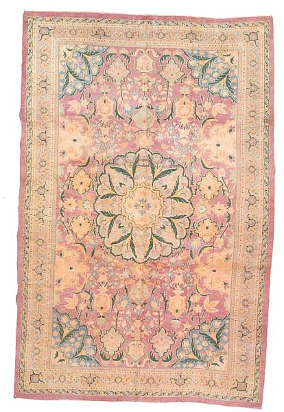 Appraisal: A Cotton Agra carpet size approximately ft in x ft