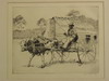 Appraisal: DRYPOINT ETCHING - 'On A Carolina Road' by Alfred Heber