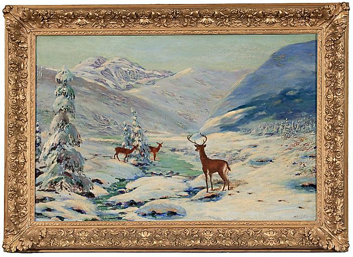 Appraisal: A WINTER'S DAY BY MILES JEFFERSON EARLY AMERICAN - oil