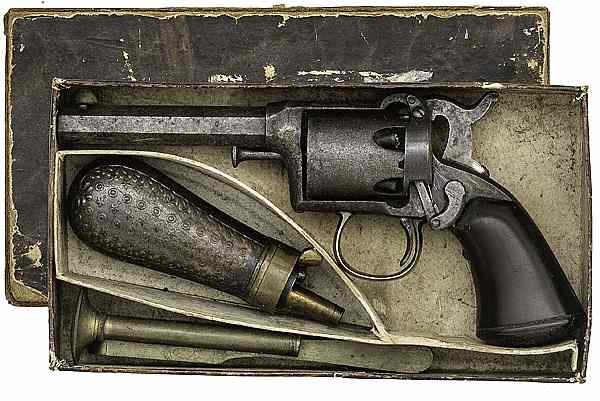 Appraisal: Boxed Remington Beals lst Model nd Issue Revolver cal octagonal