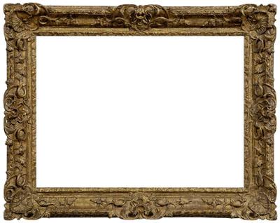 Appraisal: th century Louis XV frame Regence-Louis XV style carved and