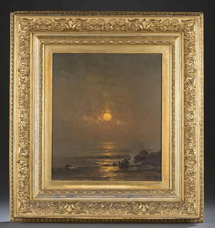 Appraisal: Mauritz de Haas Moonscape de Haas Muaritz Frederik Hendrick Holland