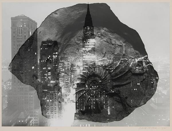 Appraisal: Barbara Morgan American - Fossil in Formation Gelatin silver print