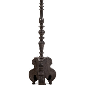 Appraisal: A Continental Pewter Pricket Stick th Century Height inches